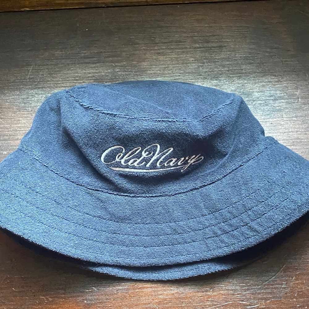 Old Navy Reissue Dark Blue Terrycloth Bucket Hat